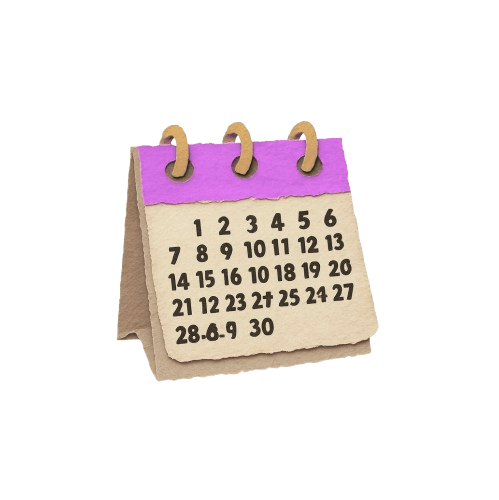 Events calendar illustration